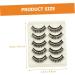 DRESSOOS 10 Pairs Diamond False Eyelashes Exaggerated Eyelashes False Lash Gems Eyelash Cosmetic Lashes Performance Eyelash Women Eyelash Rhinestone Eyelashes Lash Extensions Fake Lashes - Buy Online on SooperMarket.com