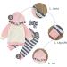 Toddler Hooded Sweatshirt & Pants Set - Pink Stripe | 3-6 Months - Buy Online on SooperMarket.com