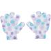 minkissy 3 Pairs Printed Bath Gloves Exfoliating Gloves Shower Gloves Five Fingers Bath Towel Child - Buy Online on SooperMarket.com