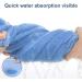 Hooded Baby Towel - Ultra Soft, Absorbent Beach/Bath Towel 70x140 cm (Blue) - Buy Online on SooperMarket.com