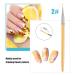 Sularpek 3PCS Nail Art Liner Brushes for UV Gel & Acrylic Painting - Short Strokes, Details & Blending - 7/9/11mm - Buy Online on SooperMarket.com