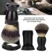 Premium Acrylic Shaving Brush Holder | Lightweight & Convenient Beard Brush Stand for Salon & Home Use - Buy Online on SooperMarket.com