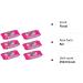 6-Pack Vanish Stain Remover Pre-Wash Bar 75g - Laundry Washing - Pink Color - Buy Online on SooperMarket.com
