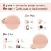 4 Pieces Cotton Makeup Puff - Soft Loose Powder Foundation Pads (Nude 3.15 Inch) - Ideal for Flawless Application - Buy Online on SooperMarket.com