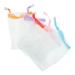 Baluue 10pcs Soap Foaming Net Exfoliating Mesh Soap Saver Mesh Net Foaming Soap White Pp