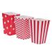 KOMBIUDA 48pcs Gift Bag Candy Bar Bag Party Candy Cartons Popcorn Carton Candy Buffet Bags Party Bag Disposable Chicken Popcorn Box medium Red