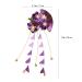 FRCOLOR Japanese Kimono Flower Hair Clips - Purple Bridal Kanzashi Hair Accessories for Women and Girls - Buy Online on SooperMarket.com