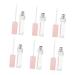 BELLIFFY 6pcs Lip Gloss Empty Tube Eyeline Empty Bottle Lip Tube Eyeliner Eyelash Mascara Tube Pink Abs 1 g (Pack of 1) Pink