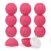 LONGWAY 0.24Oz (7ml) Empty Lip Balm Sphere Containers | Screw Cap Lipstick Tubes/Chapstick Tubes/Chapstick Holder for Lip Gloss & BPA FREE (Rose) Rose Red