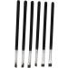 Baluue 18 Pcs Flat Eyebrow Brush Eyeliner Makeup Brush Travel Makeup Brush Eye Brush Artificial Fiber Black - Buy Online on SooperMarket.com