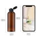 TOUREAL 100ML Bernstein Travel Bottles Set - 5 Empty Plastic Bottles with Flip Cap & Funnel for Cosmetics - International Shipping Available - Buy Online on SooperMarket.com