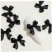 50pcs Bow Resin Nail Art Decorations | 3D Bowknot Nail Charms for Manicure | Black DIY Jewelry Accessories - Buy Online on SooperMarket.com