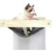 HeyKitten Stud Mounted Cat Hammock & Climbing Stairs Combo - Lounging, Napping, Playing & Jumping Solution - Buy Online on SooperMarket.com