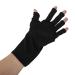 Fingerless UV Protection Manicure Gloves 2 Pairs UV Gloves Excellent Elasticity Art UV Blocking Gloves for Nail Gel Dryer Professional Fingerless Gloves for Protecting Hands from UV Nail Lamp Black - Buy Online on SooperMarket.com