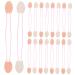 WOONEKY 1 Set Eye Shadow Brush Sponge Tip Applicator Beauty Sponge Eyeshadow Makeup Applicator Plastic