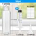 10-Piece 100ml Travel Bottles Set Small Plastic Containers with Syringe Funnel & Labels for Shampoo Conditioner & Toiletries - Perfect for International Travel - Buy Online on SooperMarket.com