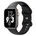 Acrbiutu Bands Compatible with Apple Watch 38mm 40mm 41mm 42mm 44mm 45mm 49mm, Replacement Soft Silicone Sport Accessory Strap Wristbands for iWatch Series Ultra 8/7/6/5/4/3/2/1 SE Women Men #A,Black 38/40/41mm S/M