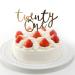 Acrylic Twenty One Cake Topper Gold Happy 21st Birthday Cake Toppers Decorations for Him Her 21st Anniversary Party Decorations Supplies