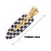 Mini Skater 9Pcs No Bend Hair Clips - Checkerboard Style for Seamless Hairpin, Curl Pin, and Makeup Application - Women's Hair Accessories - Buy Online on SooperMarket.com