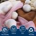 Buy Organic Wool Dryer Balls - 100% New Zealand Wool XL Size 6-Pack | Natural Fabric Softener & Shorten Drying Time - Buy Online on SooperMarket.com