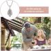 MAIXIANGGUOJI Ashes Keepsake Hollow Urn Necklace with Funnel Kit Waterdrop Ashes Cremation Jewellery for Dogs Cats Pet Ashes - Buy Online on SooperMarket.com