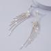 Shop Boho Silver Long Tassel Crystal Earrings - Statement Dangle for Women & Girls | Perfect for Weddings & Parties - Buy Online on SooperMarket.com