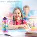 Cute Unicorn Water Bottle for School Kids Girls - BPA Free, Leak Proof, Easy to Clean - 23oz - Buy Online on SooperMarket.com