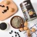Black sesame walnut and mulberry powder Chinese black bean and black rice soup healthy and nutritious breakfast Congee 600g/can ready to eat soup delicious meal substitute (sugar free 2 cans) sugar free 2 cans - Buy Online on SooperMarket.com