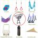 Super Silent  No Squeaking  Permanent Antirust 360 Swivel Swing Hanger  Heavy Duty Swing Hook with 4 Screws for Concrete Wooden Hanging Hardware for Porch Chair Hammock Gym SELEWARE silent swing swivel hook - Buy Online on SooperMarket.com