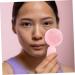 FOYTOKI Silicone Face Brush Silicone Facial Brush Face Scrubber Exfoliator Brush Exfoliate for Face Scrubber Facial Exfoliator Brush Face Silicone Scrubber Silicone Scrubber for Face 11x5cm Pink - Buy Online on SooperMarket.com