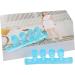 Silicone Gel Shoe Separator Pair for Valgus Adjuster & Lengthening - Blue Orthotic Shoe Padding for Comfort and Support - Buy Online on SooperMarket.com