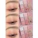 Lovelycat 9 Colors Glitter Eyeshadow Makeup Palette Matte High Pigmented Colorful Creamy Texture Eye Shadow Powder Natural Waterproof Long Lasting Eyeshadow Powder Cosmetics (pink+orange) - Buy Online on SooperMarket.com