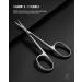 Feryes Precision Curved Nail Shaver - Extra Fine Manicure Scissors for Women - Stainless Steel Nail Trimmers in Gray Silver - Buy Online on SooperMarket.com