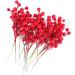 ABOOFAN 48 Pcs Christmas Greenery Garland Christmas Party Favors Artificial Pine Picks Christmas Floral Picks Red Berries Picks Christmas Berry Picks Diy Artificial Pine Tree Branch - Buy Online on SooperMarket.com