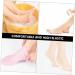 minkissy 1 Pair Sock Spa Gel Booties Silicone Gel Skin Protect Soles Skin Soles Moisturizer Moisturizing Heel Sleeves Humidor Gel Heels Lotion Women's Foot Essential Oil Pink Sebs 38X7.5X1cm - Buy Online on SooperMarket.com