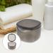 Denture Case: Reusable Plastic Storage Box for False Teeth - Grey | Orthodontic Retainer & Mouth Guard Holder for Travel & Home - Buy Online on SooperMarket.com
