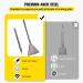 VEVOR SDS Max Tile Thinset Removal Tool with Bull Point Hammer Steel Chisel Bit | 5.9 x 15.7 Floor Scraper - Buy Online on SooperMarket.com