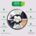Wool Dryer Balls 7-Pack-XL Size Reusable Natural Fabric Softener for Laundry 100% Organic Wool Baby Safe Replaces Dryer Sheets Comes with a Woven Organiser Basket Made of Cattail Grass - Buy Online on SooperMarket.com