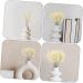 Amosfun 24pcs Wheat Ear Flower Silk Flower Office Decore Window Trim Decor for Living Room Fake Wheat Ear Wheat Decoration Natural Decorate Artificial Flower Straw Flower Arrangement Beige 30X1.5CM - Buy Online on SooperMarket.com