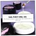 minkissy 1pc Disposable Glue Valid Tools Accessories for Nail Rhinestones Nail Gel Tool Nail Art Glue Manicure Gel Nail Glue Nail Point Drill Glue Drill Stickers 5x4cm As Shown - Buy Online on SooperMarket.com