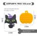 PAPACHOO Halloween Teething Toys 2 Pack - Soft Silicone Baby Soothing Teethers (Orange & Kitten) - Buy Online on SooperMarket.com