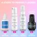Crystal Clear Professional Eyelash Extension Glue | Strong Fast Drying Adhesive | Long-Lasting Semi-Permanent Lash Extensions | 7 Weeks Retention - Buy Online on SooperMarket.com