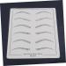 Angoily 6 Pcs Eyebrow Practice Skin Eyebrow Microblading Skin Eyebrow Training Skin Set - Buy Online on SooperMarket.com