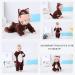 COOKY.D Unisex Winter Animal Hooded Baby Romper - Brown Squirrel (18-24 Months) - Buy Online on SooperMarket.com