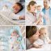 Vicloon Silicone Baby Dummy Pacifier Holder Clip Adapter - 12Pcs Transparent White - Buy Online on SooperMarket.com
