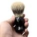 Predolo Hair-Razor Brush - Durable Synthetic Bristles for Facial Cleaning & Comfortable Shaving | Perfect for Home & Travel - Black Handle - Buy Online on SooperMarket.com
