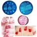 Budoci 5 + 10 Nail Stamping Set | Classic Nail Art Kit with Stamping Plates Stamps & Accessories for Perfect French Manicure - Buy Online on SooperMarket.com