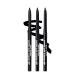 Ruby Kisses Auto Lip Liner Pencil Long Lasting Smooth Application Mechanical Lip Liner Pencil 3 PACK (Black)