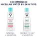 Vichy Puret Thermale One Step Micellar Water 13.52 Fl. Oz - Alcohol Free Makeup Remover & Toner with Vitamin B5 for Sensitive Skin - Buy Online on SooperMarket.com