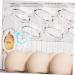 KOMBIUDA Refrigerator Egg Rack Egg Storage Box Plastic Serving Tray Vanity Organizers and Storage Egg Container for Refrigerator Transparent 26X20X10CM - Buy Online on SooperMarket.com